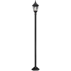 Kinsale Laternenpfahl mit 1 Licht, Schwarz