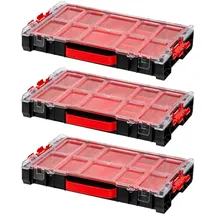 QBRICK SYSTEM 3x Pro 100 Organizer 5 l rot 452 x 296 x 79 mm