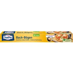 Toppits® Meister Back-Bögen naturbraun 4008871200372 , 1 Packung = 20 Bögen