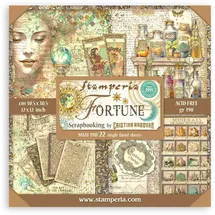 Stamperia Scrapbook Paper Pad Fortune 30,5 x 30,5 cm