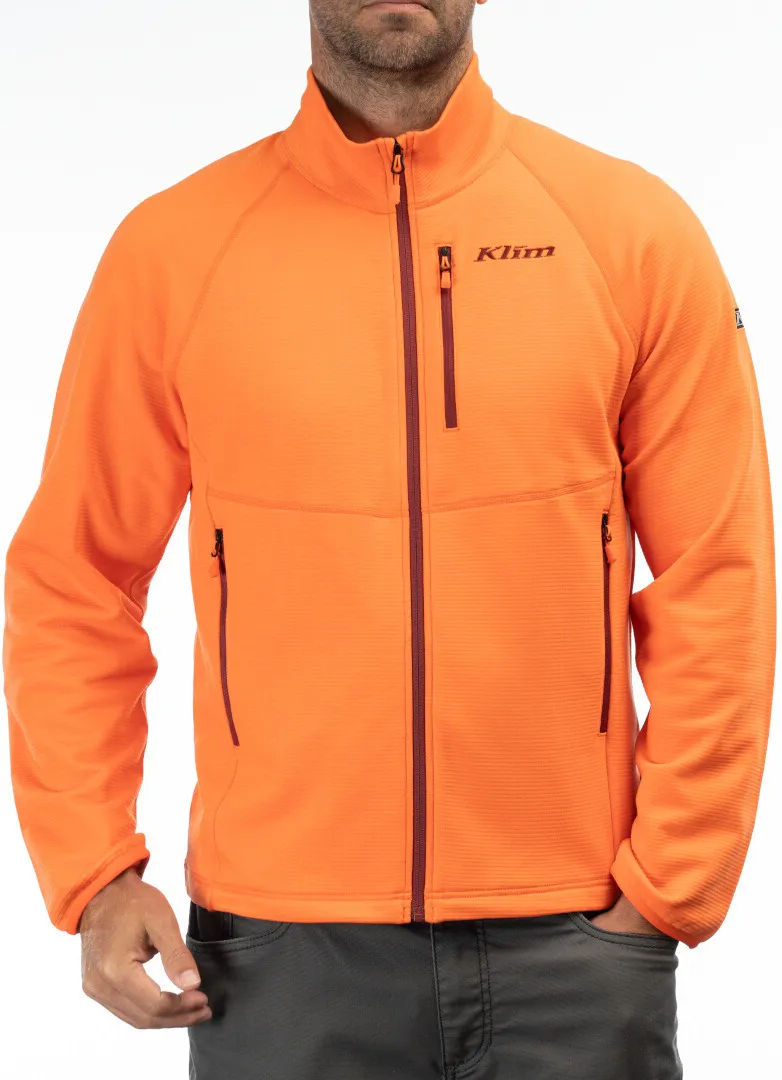 Klim Highline Fleece jas, oranje, XL Voorman