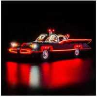 BrickBling LED Licht Set für LEGO Batman: Batmobil aus der 60er-Jahre-Fernsehserie (76328) inkl. Fernbedienung