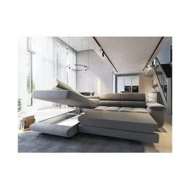 masseno Ecksofa SELVA L-S grau ¦ Maße (cm): B: 277 H: 90
