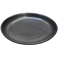 Teramico Vogeltränke/Teller/Untersetzer für Blumentöpfe Blau Weiß Anthrazit glasiert aus