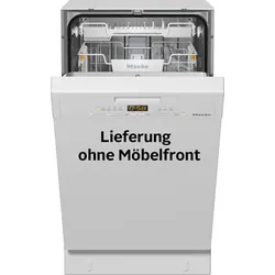 MIELE Unterbaugeschirrspüler "G 5540 SCU SL Active", E (A-G), silber (weiß), B:44,8cm H:80,5cm T:57cm, Geschirrspüler