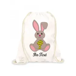 Turnbeutel-Rucksack "Osterhase" (individuell)
