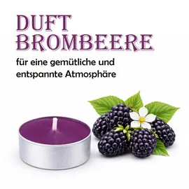 HS Candle Teelichter 36 St. Brombeere