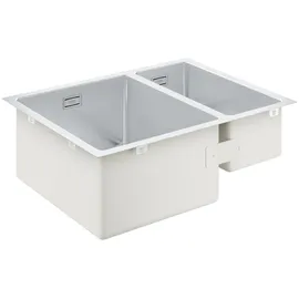 Grohe K700 1,5 Becken links Unterbauspüle Edelstahl Handbetätigung 595 x 450 mm