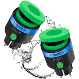 Nous Tasmota Smart Outdoor Steckdose ESP32, IP44 Wasserdicht, 16A, Stromzähler, Timer, Alexa und Google Home Assistant kompatibel, MQTT, WiFi 2,4GHz