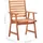 vidaXL Garten-Set Massivholz Akazie 3057846 5-tlg. Tisch 206 x 100 x 74 cm natur