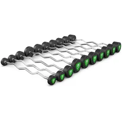 Polyurethan-Curlstangenset 10–55 kg (5-kg-Schritte) 325 kg – UpForm