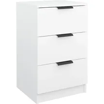 vidaXL Nachttisch Weiß 40x36x65 cm