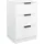 vidaXL Nachttisch Weiß 40x36x65 cm