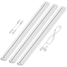 ledscom.de LED Unterbau-Leuchte LIWO 3er Set 91cm schwenkbar weiß
