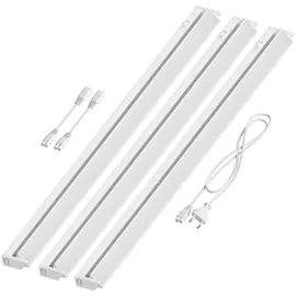 ledscom.de LED Unterbau-Leuchte LIWO 3er Set 91cm schwenkbar weiß