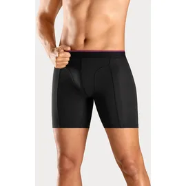 AUTHENTIC LE JOGGER Langer Boxer unifarben S 5er Pack schwarz