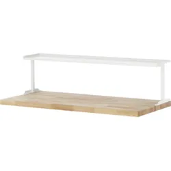Rau Ablage für Arbeitstische/Werkbänke aus Stahlblech BxTxH 2000x300x375 mm