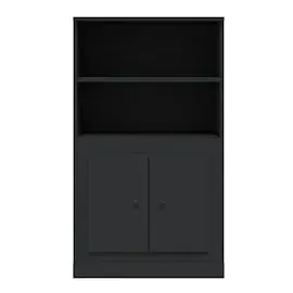 vidaXL Highboard Schwarz 60x35,5x103,5 cm Holzwerkstoff