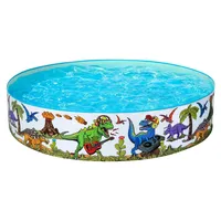 BESTWAY Fill 'n Fun Planschbecken Dinosaurier 183 x 38 cm