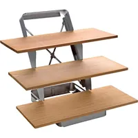 All'Grill Räucherbrett Treppe 30 x 28 x 26 cm Edelstahl weiß