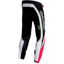 Troy Lee Designs Se Pro Stripes Jugendhose Neonrot/Schwarz - 28