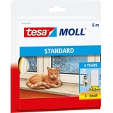 Tesa STANDARD I-Profil Fenster-Dichtungsband weiß 9,0 mm x 6,0 m 1 Rolle