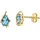 Fascination by Ellen K. Ohrstecker 375 Gelbgold blau 375 Gelbgold glanz