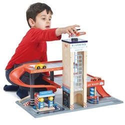 Tender Leaf Toys Spiel-Parkgarage Parkgarage Parkhaus Spielzeugautos Holzspielzeug
