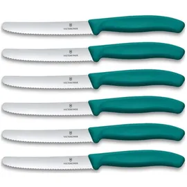 Victorinox Swiss Classic Tomaten-/Tafelmesser-Set 11 cm 6-tlg. Grün