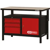 KS Tools Werkbank mit 3 Schubladen und 1 Tür,