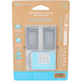 PaleBlue 9 V Block-Akku 500 mAh 2 St.