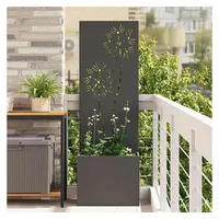 vidaXL Sichtschutz-Leinwand 50 x 150 cm Schwarz