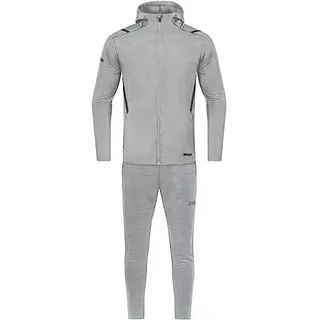 Jako Challenge Freizeitanzug mit Kapuze Herren hellgrau meliert/anthra light S