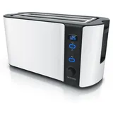Arendo Langschlitz-Toaster Weiß