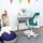HJH Office KID WING Stoff Blau