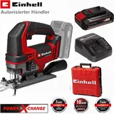 Einhell 18V Akku-Stichsäge TE-JS 18/100 Li-mit Akku 2,5 Ah, Ladegerät, Koffer