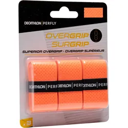 Badminton Griffband Superior Overgrip 3er Pack orange orange No Size