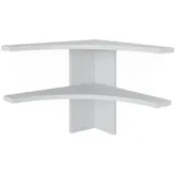 Vicco Eckregal Holzwerkstoff 43,5 x 37 cm Weiß 2 Fächer
