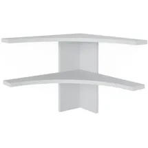Vicco Eckregal Holzwerkstoff 43,5 x 37 cm Weiß 2 Fächer