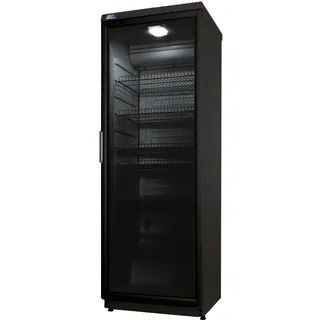 KBS Gastrotechnik KBS Glastürkühlschrank CD 350 schwarz