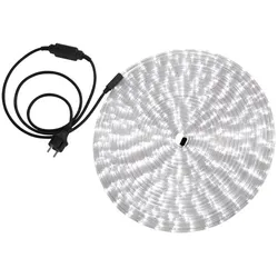 LED Lichterschlauch IP44 Weiß Beleuchtung Innen Außen Länge 18 m
