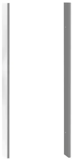 emco Einbau-Set prime Slim Halbeinbau Glas weiss glänzend,949700046 949700046