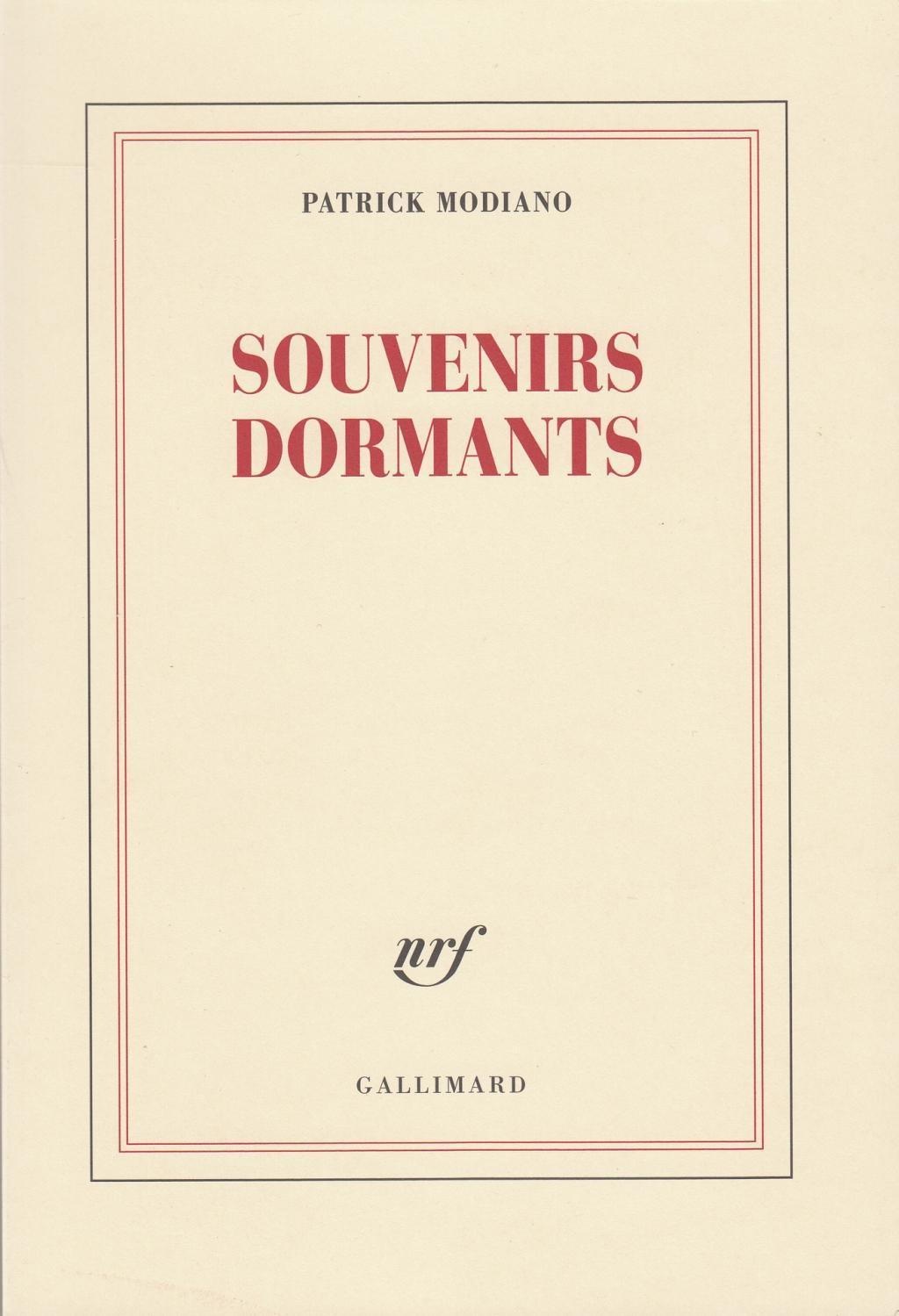 Souvenirs Dormants - Patrick Modiano  Taschenbuch