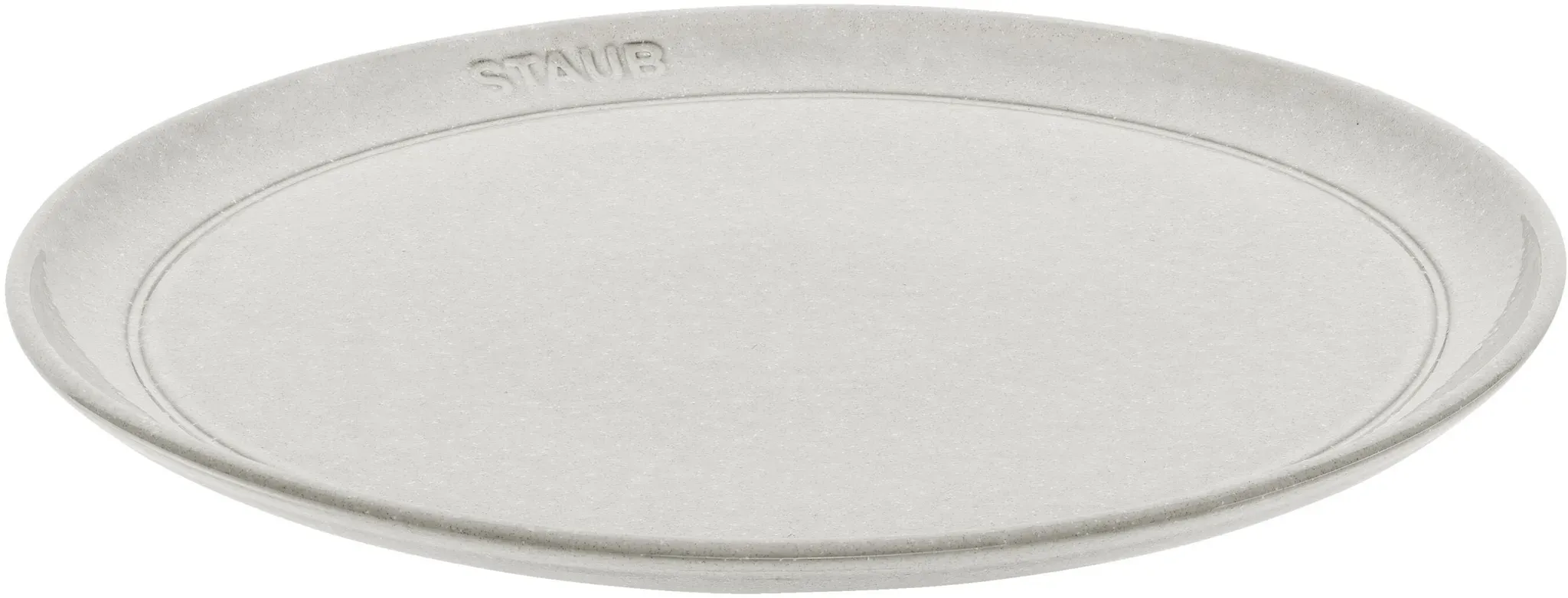 Staub Dining Line Piatto piano rotondo - 26 cm, tartufo bianco