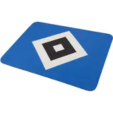 Hamburger SV HSV Mousepad Raute gummiert