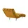 Switch Relaxliege Delphi Velours 80 x 91 x 166 cm Gelb