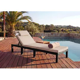 MCW MCW-A51 Sonnenliege 198 x 60 x 71 cm Anthrazit