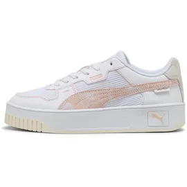Puma Carina Street Lux Crafted Flowers Damen Plateau-Sneaker White/Rose Quartz 40