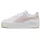 Puma Carina Street Lux Crafted Flowers Damen Plateau-Sneaker White/Rose Quartz 40
