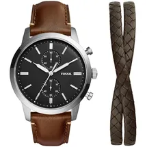 Fossil Townsman LiteHide-Leder 44 mm FS5967SET